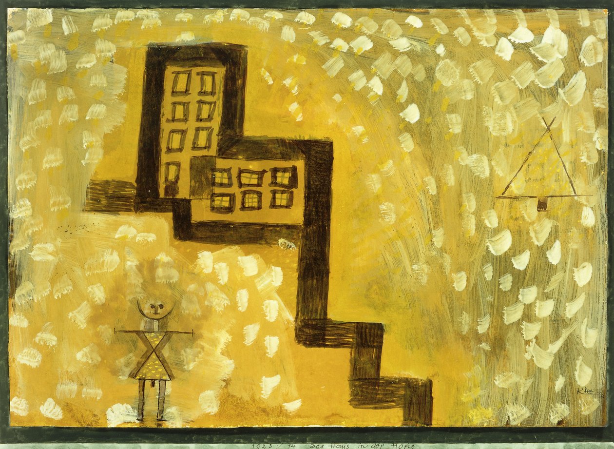 A ház a hegyen; A ház a magasban alkotó: Paul Klee