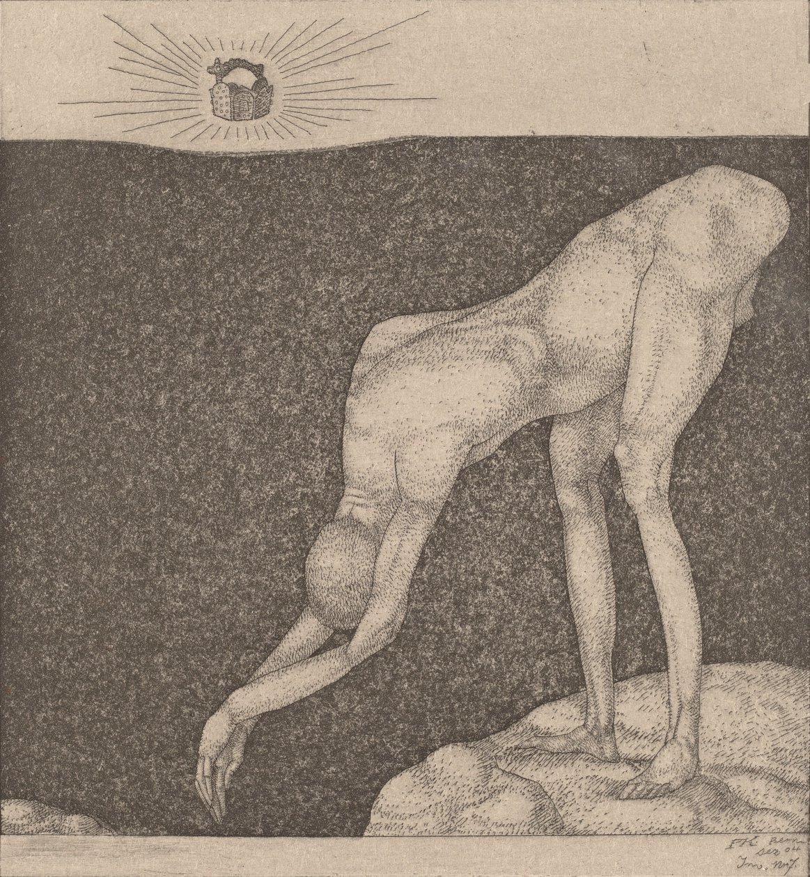 A monarchista, 1904. alkotó: Paul Klee