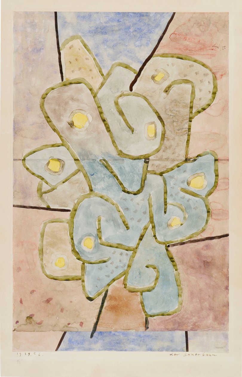A savanyú fa, 1939. alkotó: Paul Klee
