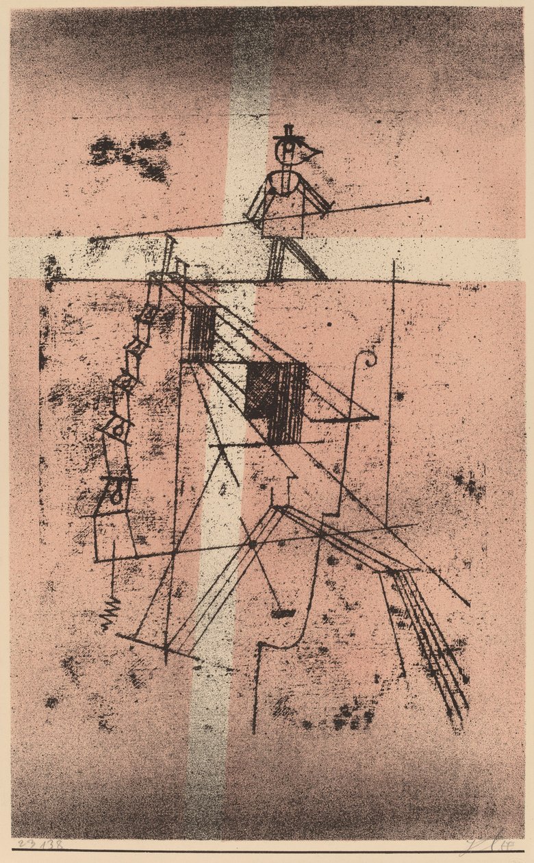 The Tight Rope Walker (Seiltänzer) alkotó: Paul Klee