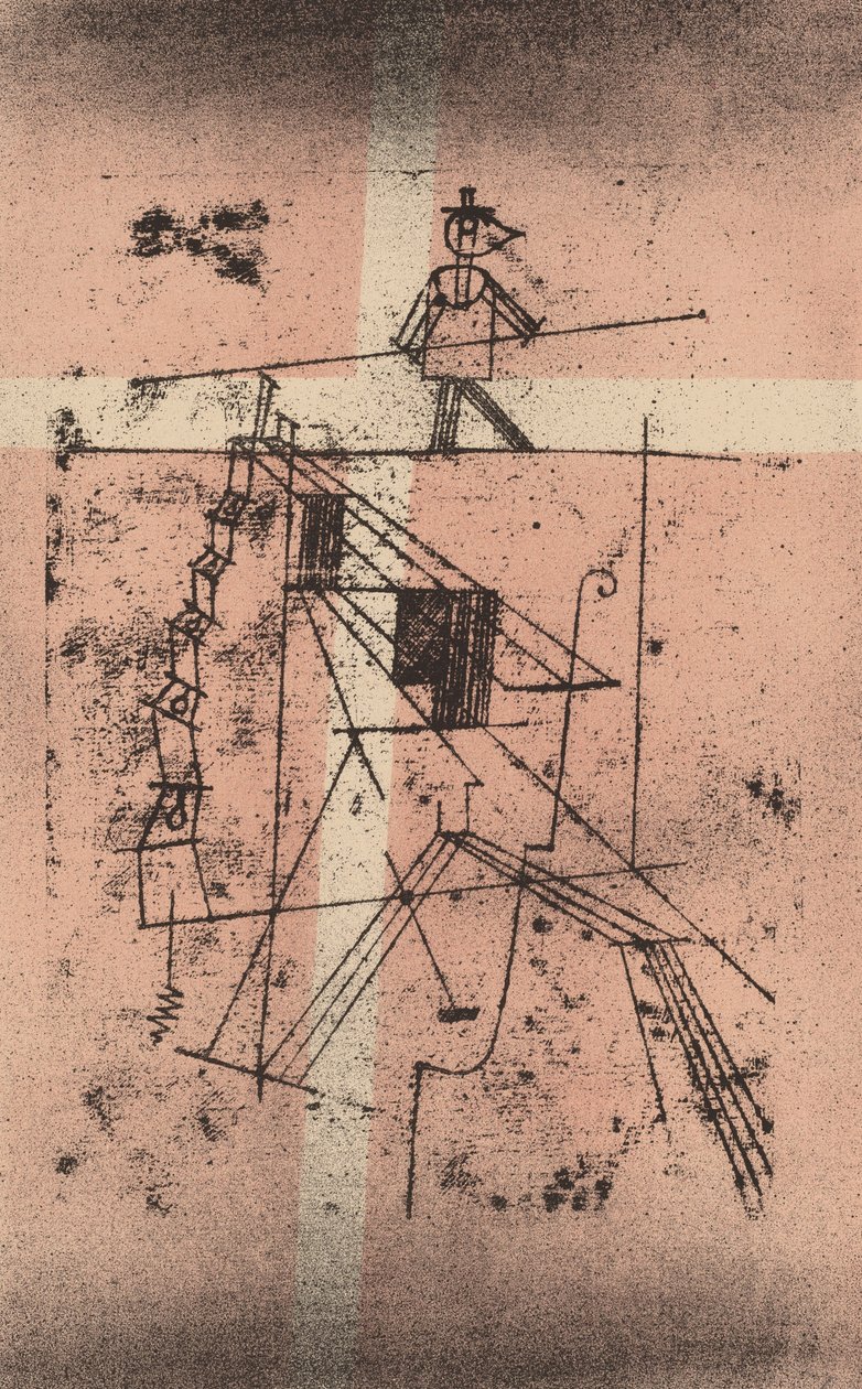 The Tight Rope Walker Seiltänzer, 1923. alkotó: Paul Klee