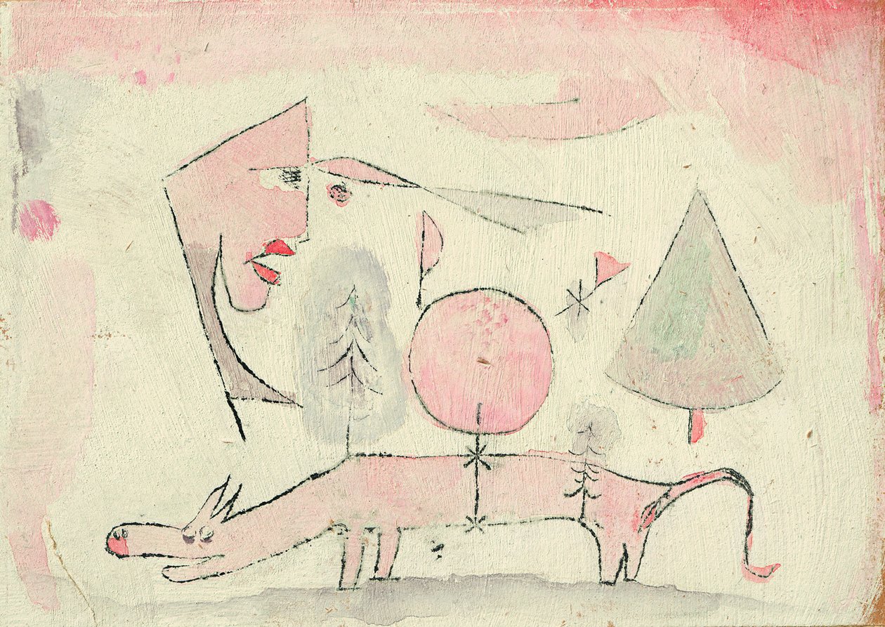 A szemérmetlen állat, 1920 alkotó: Paul Klee