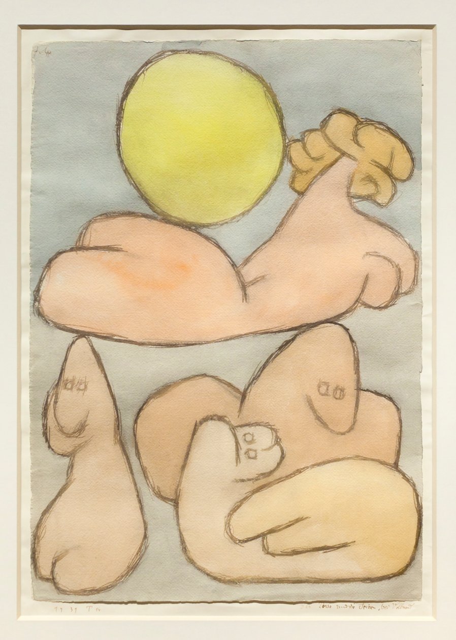 A törzs és családja teliholddal alkotó: Paul Klee