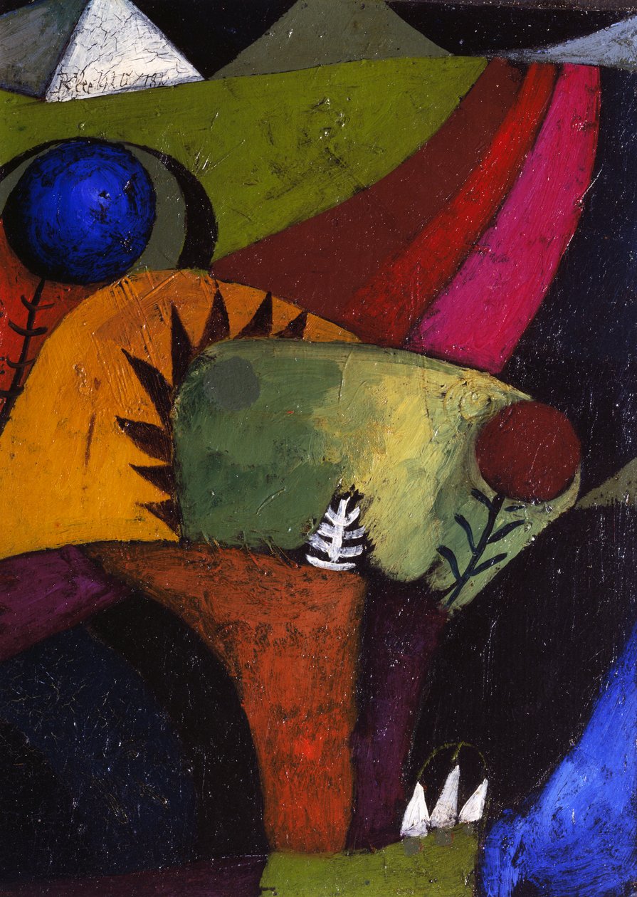 Három fehér harangvirág alkotó: Paul Klee