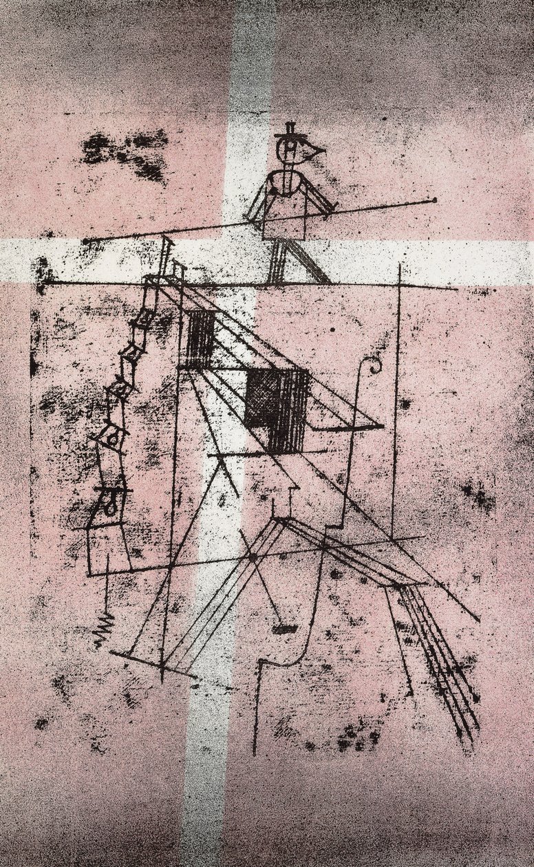 Kötéljáró; Seiltanzer alkotó: Paul Klee