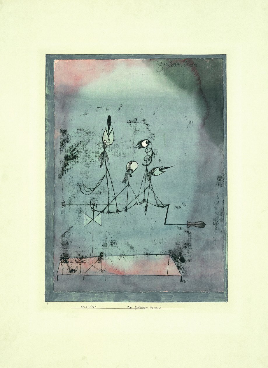 Twitterező gép alkotó: Paul Klee