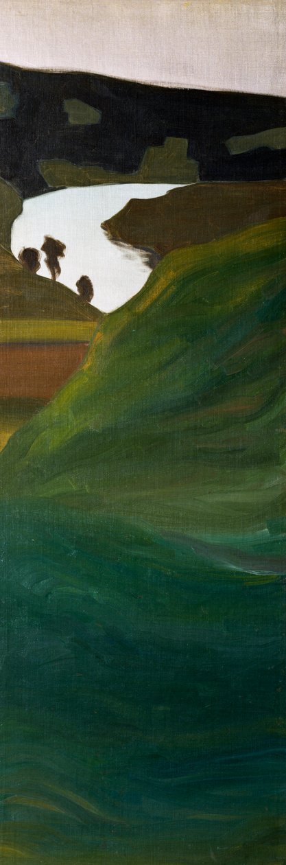 Cím nélkül (Aare táj) alkotó: Paul Klee