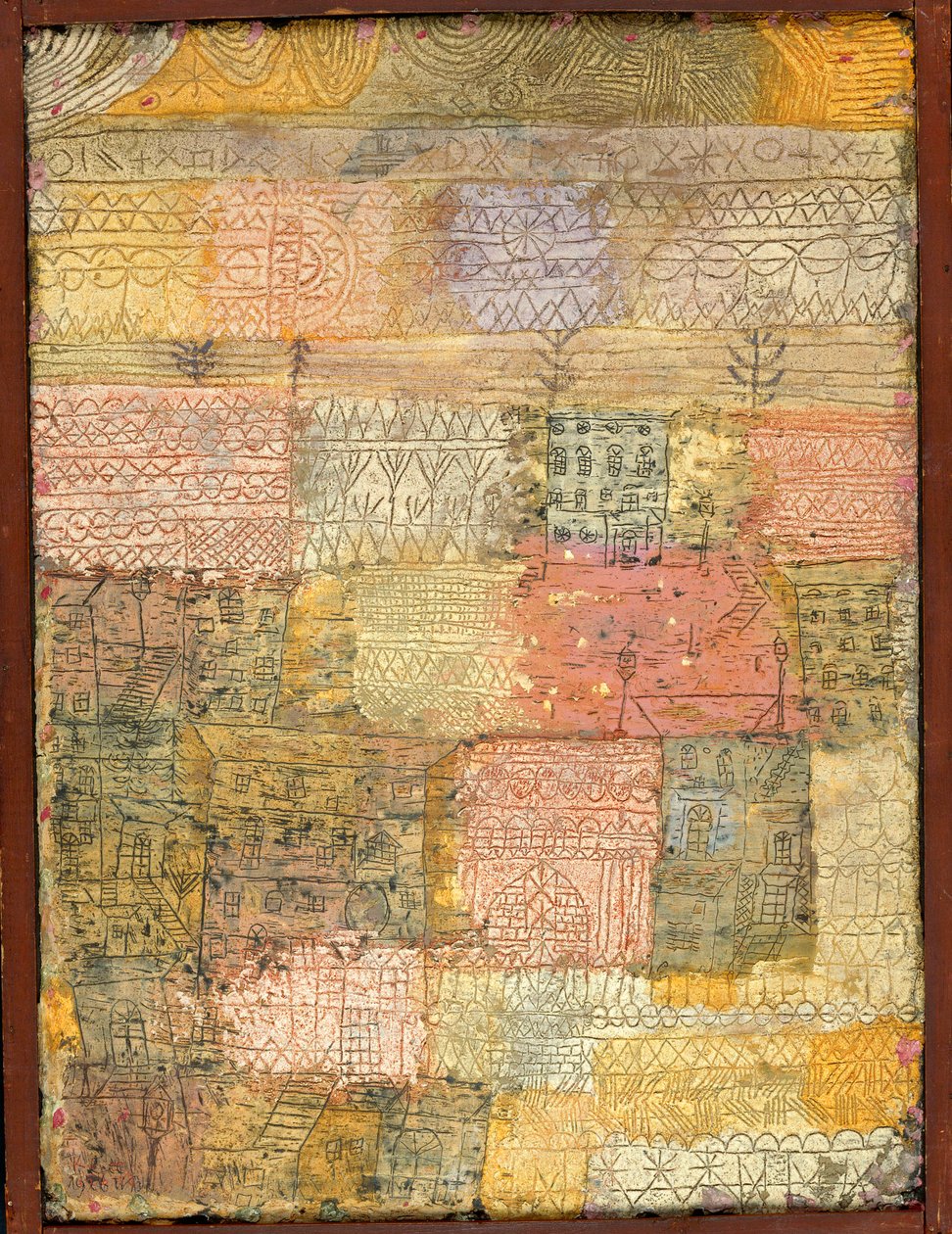 Firenzei villák, 1926. alkotó: Paul Klee