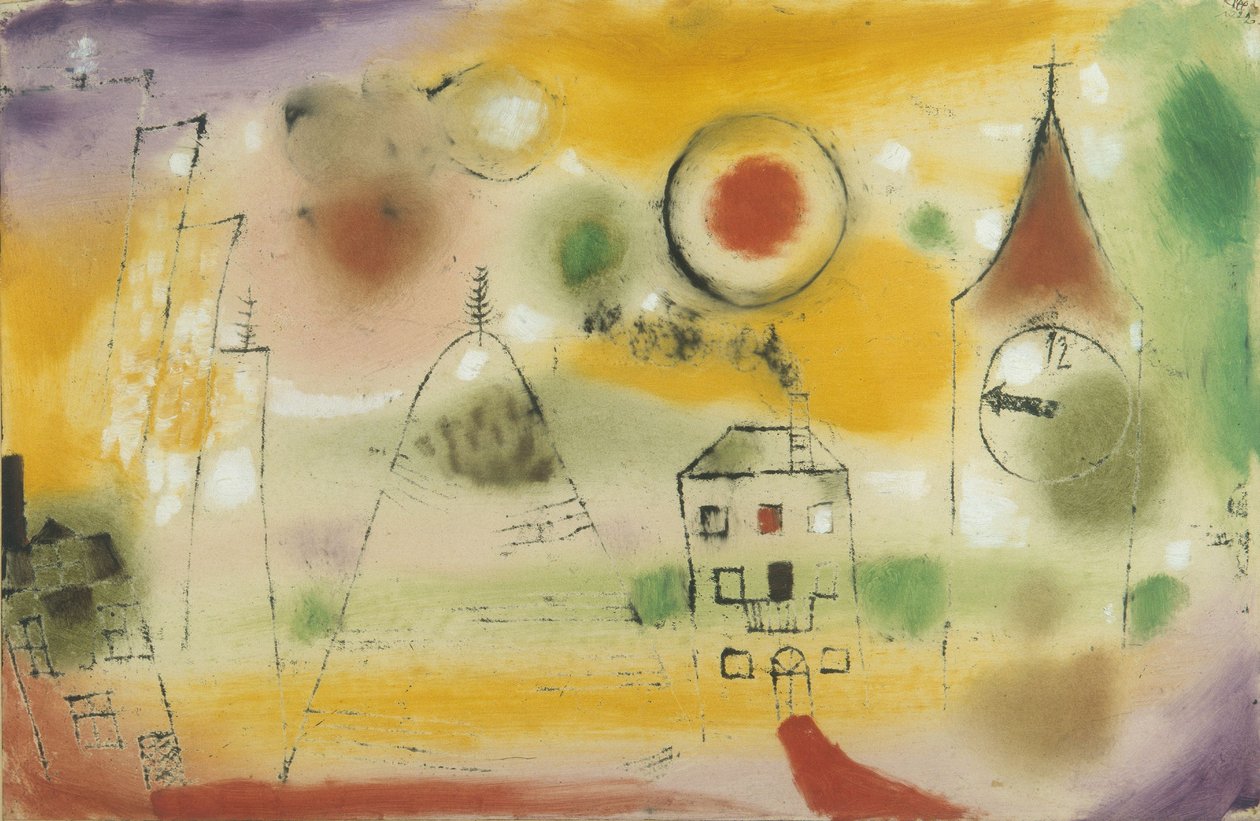 Téli nap röviddel dél előtt alkotó: Paul Klee