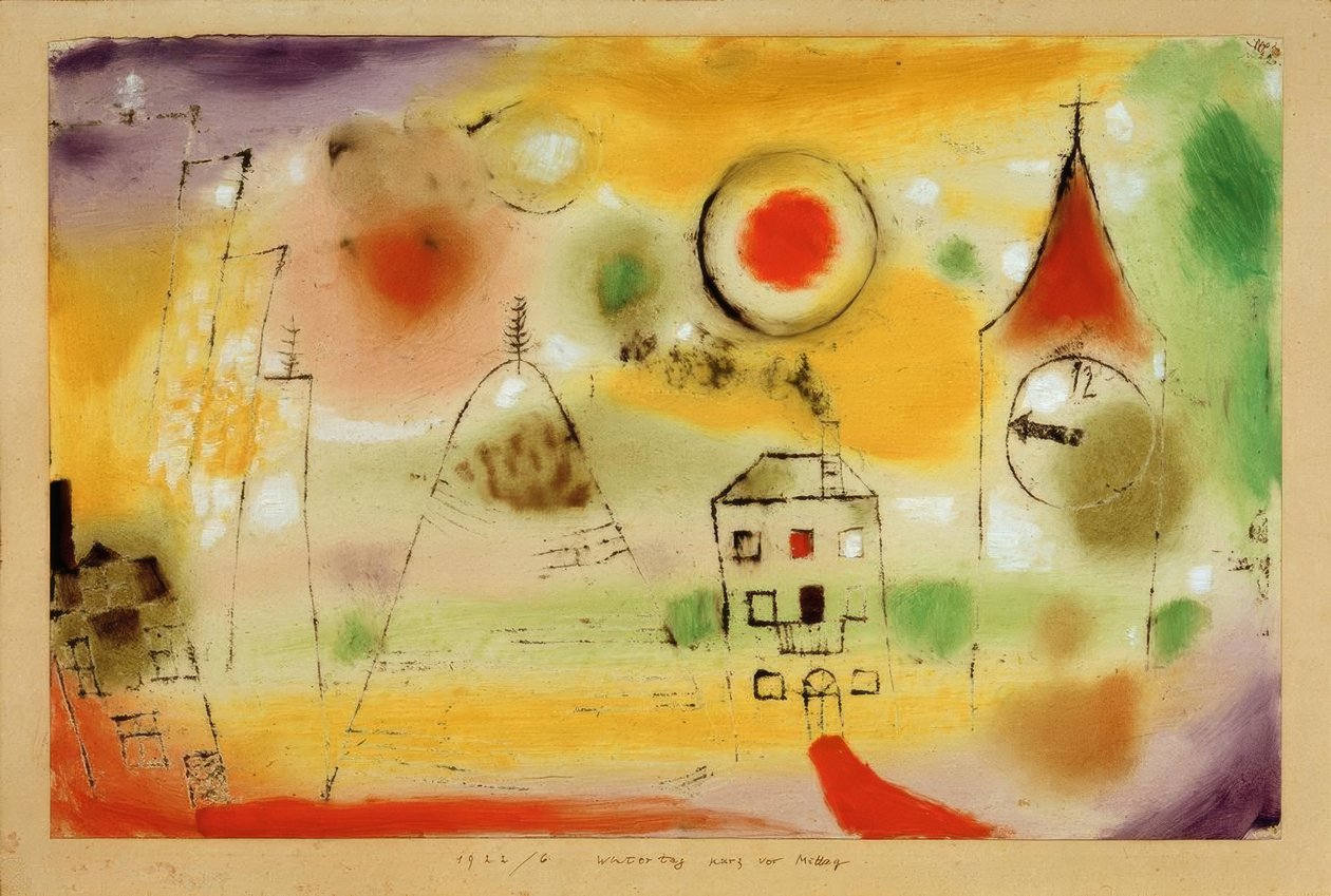 Téli nap dél előtt alkotó: Paul Klee