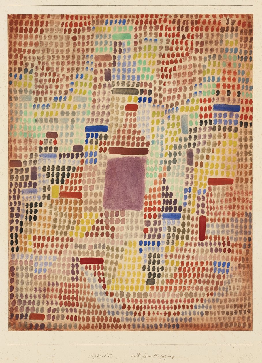 A Bejárattal alkotó: Paul Klee