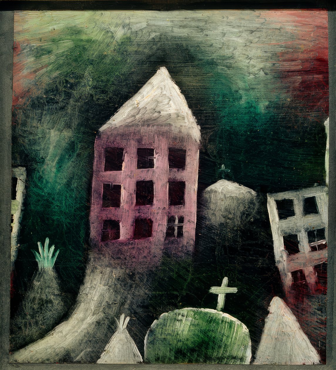 Elpusztult hely alkotó: Paul Klee