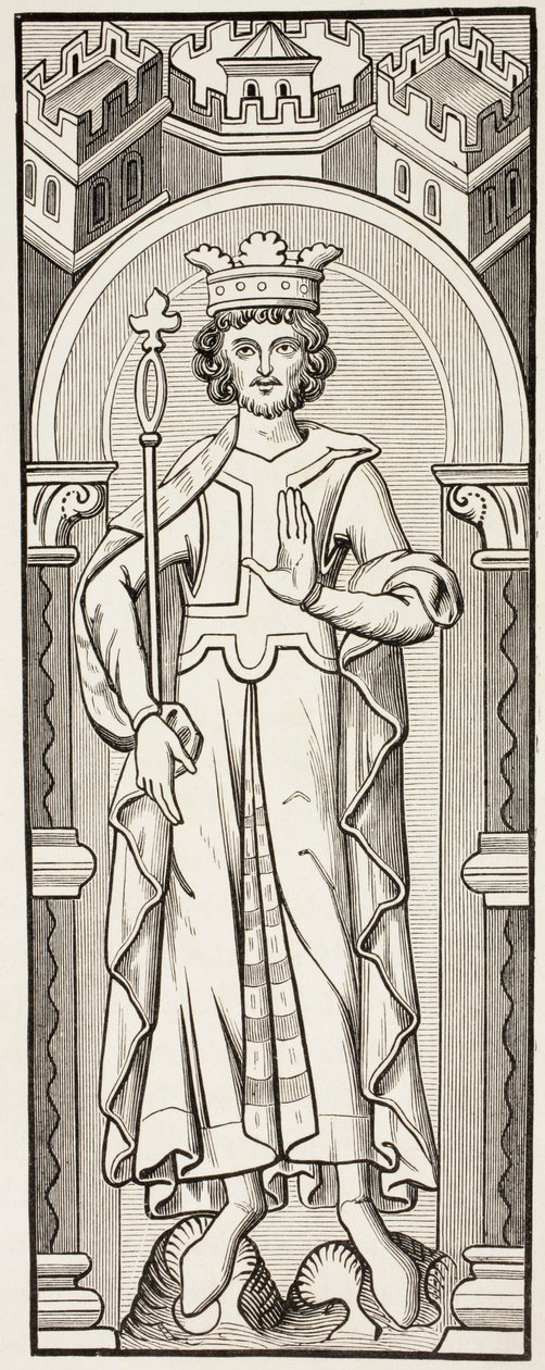 Iii. Fülöp 1245 - 1285, a merésznek nevezett francia király. alkotó: Paul Lacroix