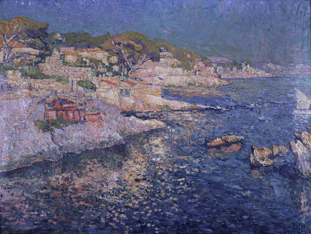 A sziklák Marseille partjainál alkotó: Paul Leduc