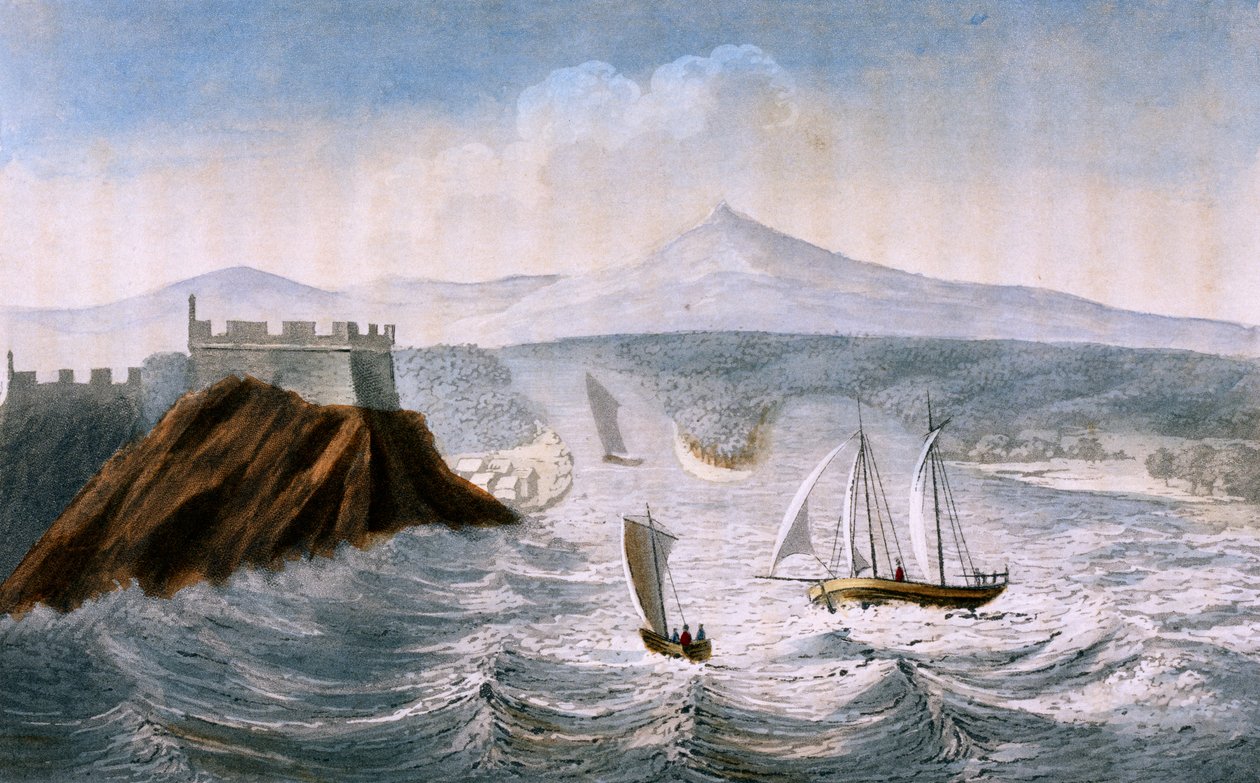 Érkezés Chagresbe, metszet Paul Legrand, Kolumbia alkotó: Paul Legrand