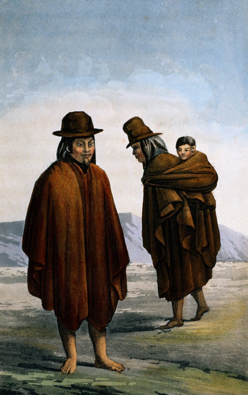 Sima bogotai indiánok, Paul Legrand metszete alkotó: Paul Legrand