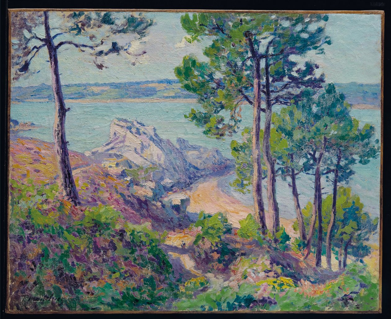 A parton, c. 1906 (olaj, vászon) alkotó: Paul Madeline