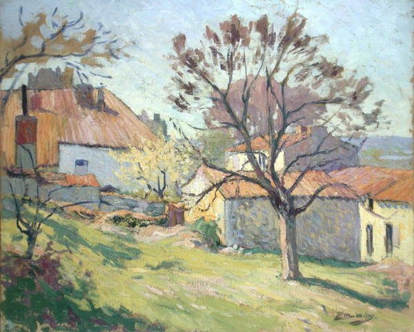 Spring Light, Saintonge (olaj, vászon) alkotó: Paul Madeline