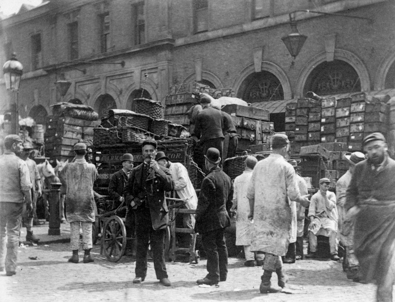 Billingsgate Market, London, 1893 alkotó: Paul Martin