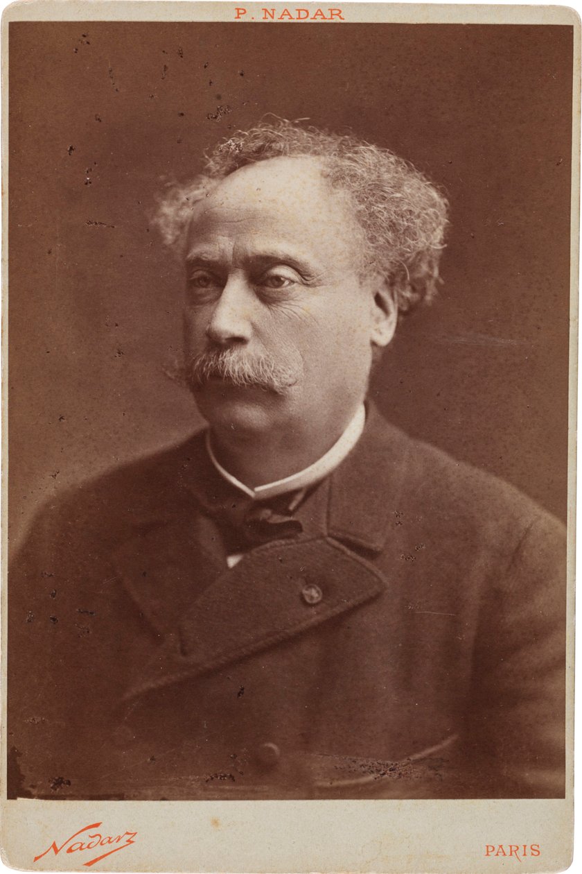Alexandre Dumas, fia 1824-1895, c. 1886. alkotó: Paul Nadar