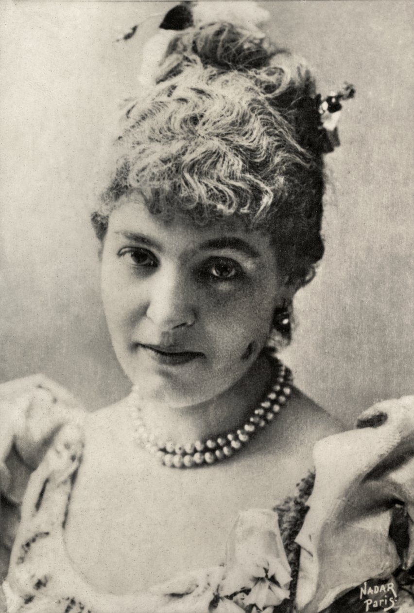 Emilie Mily Meyer portréja (fotó) alkotó: Paul Nadar
