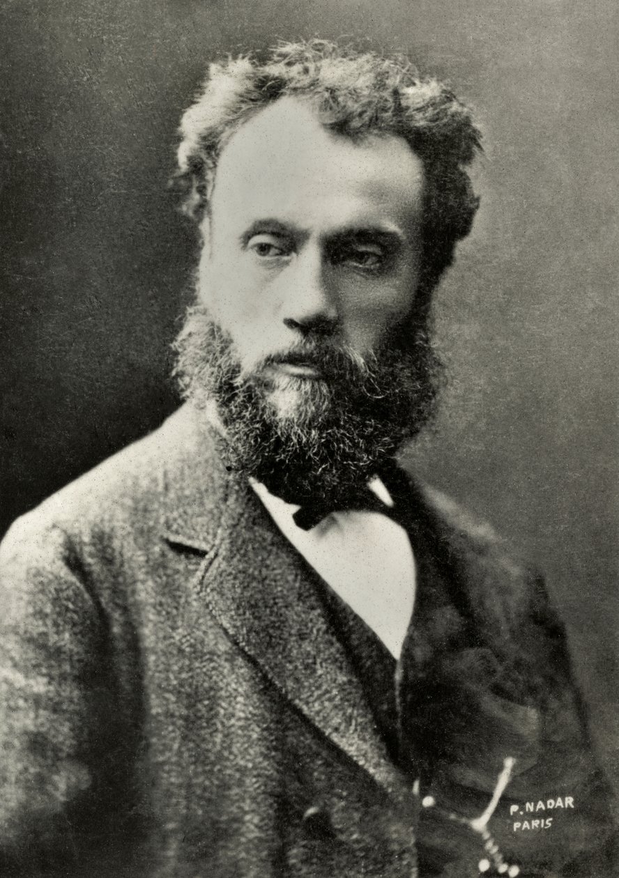 Jean Paul Laurens portréja (fénykép) alkotó: Paul Nadar