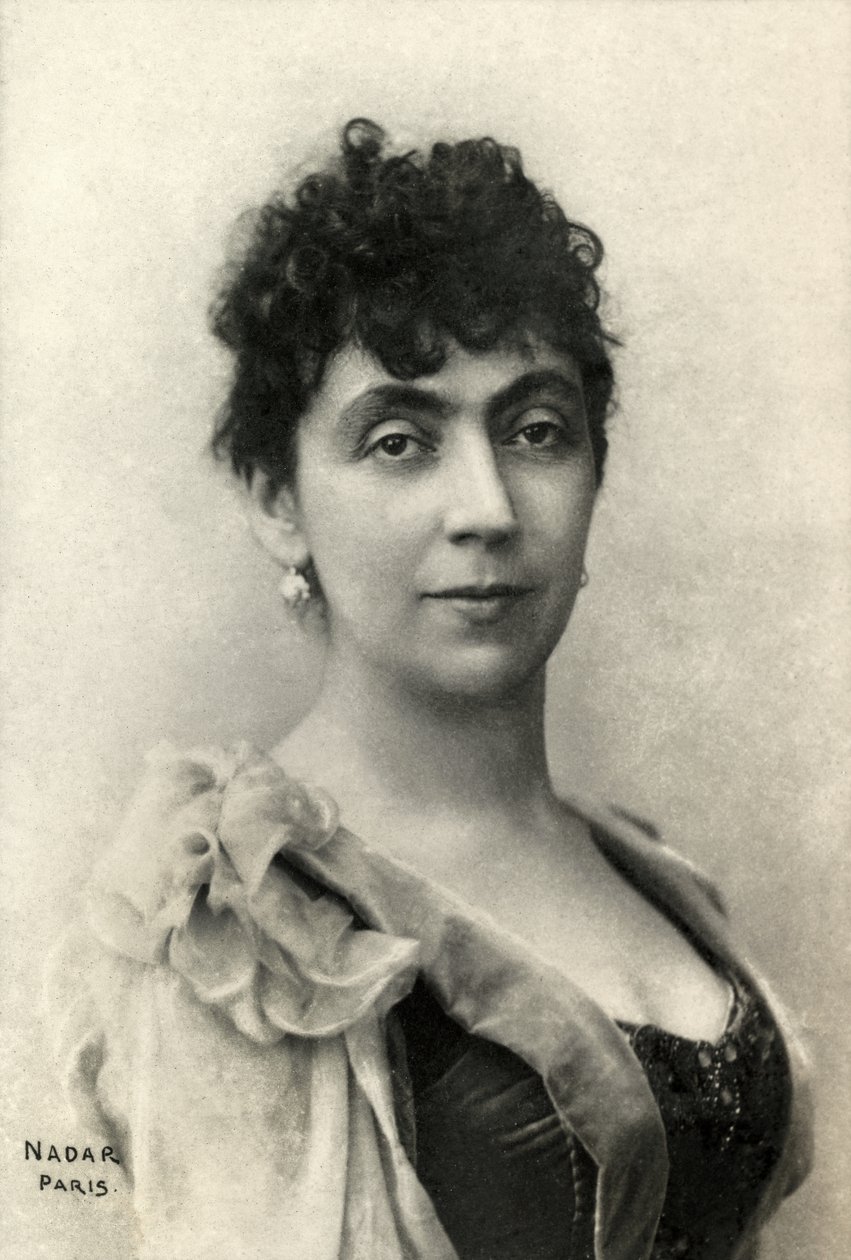 Madeleine Lemaire portréja (fotó) alkotó: Paul Nadar