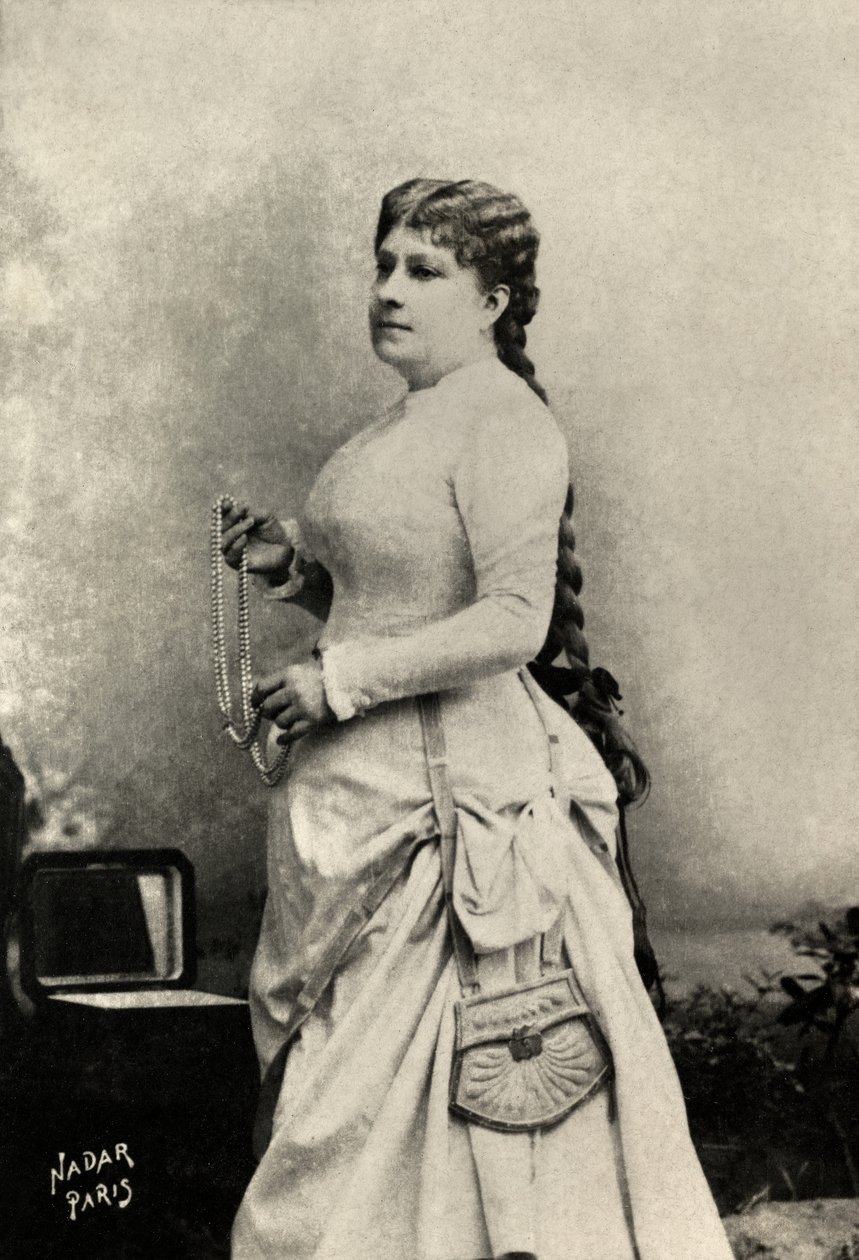 Marie felix portréja , Miolan , Carvalho (fénykép) alkotó: Paul Nadar