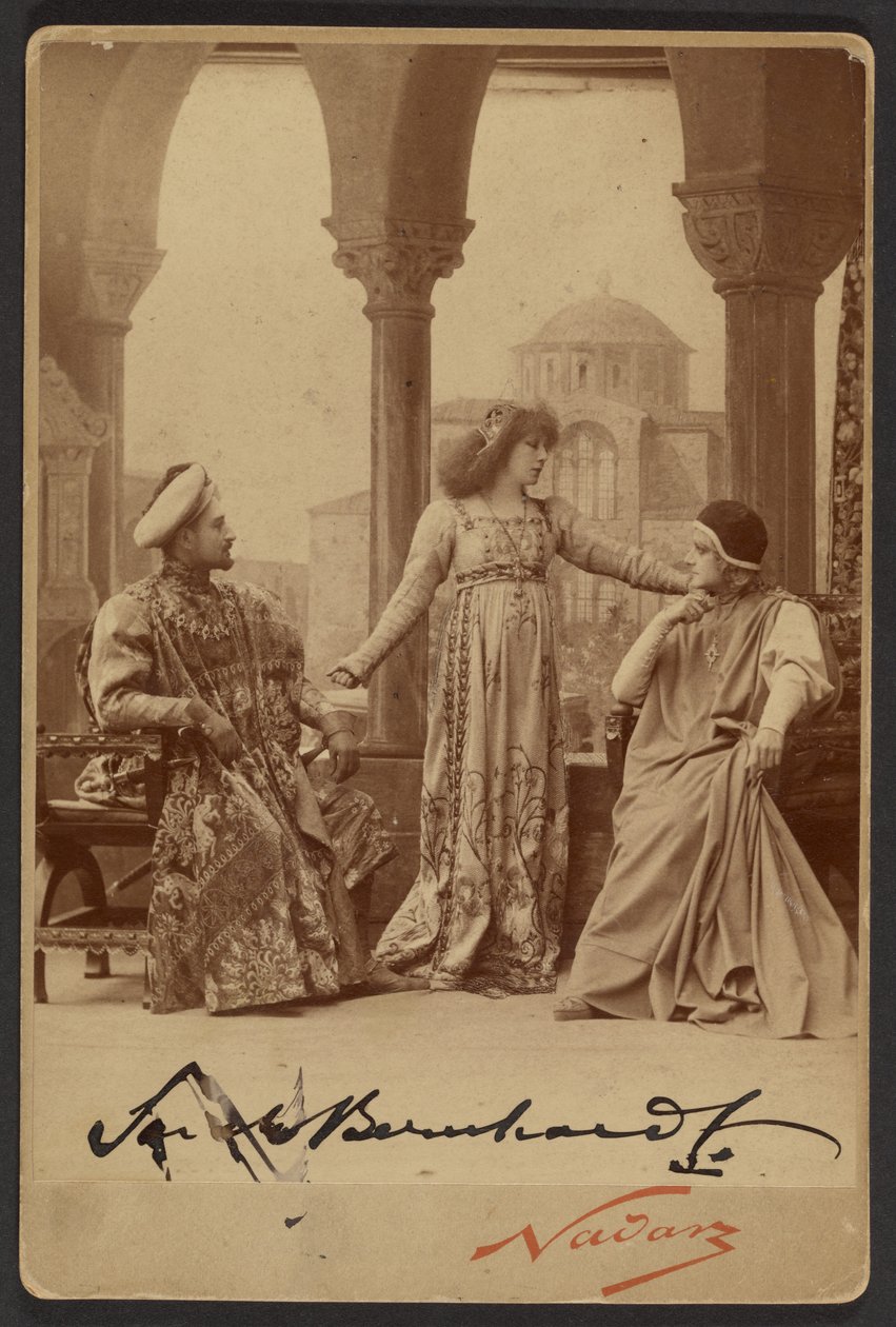 [Sarah Bernhardt mint Gismonda] alkotó: Paul Nadar