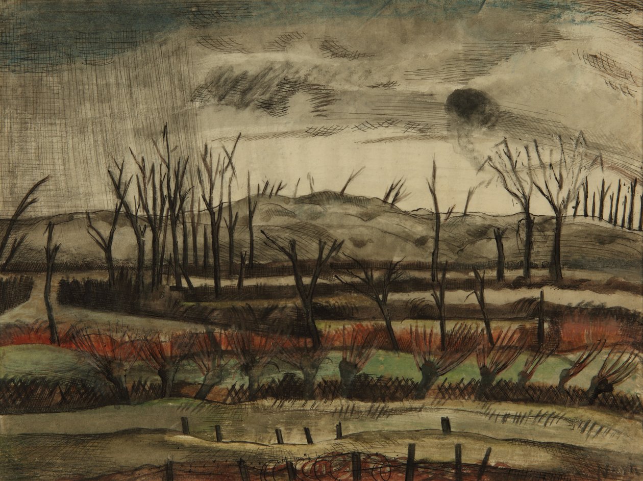 Kietlen táj, Ypres Salient alkotó: Paul Nash