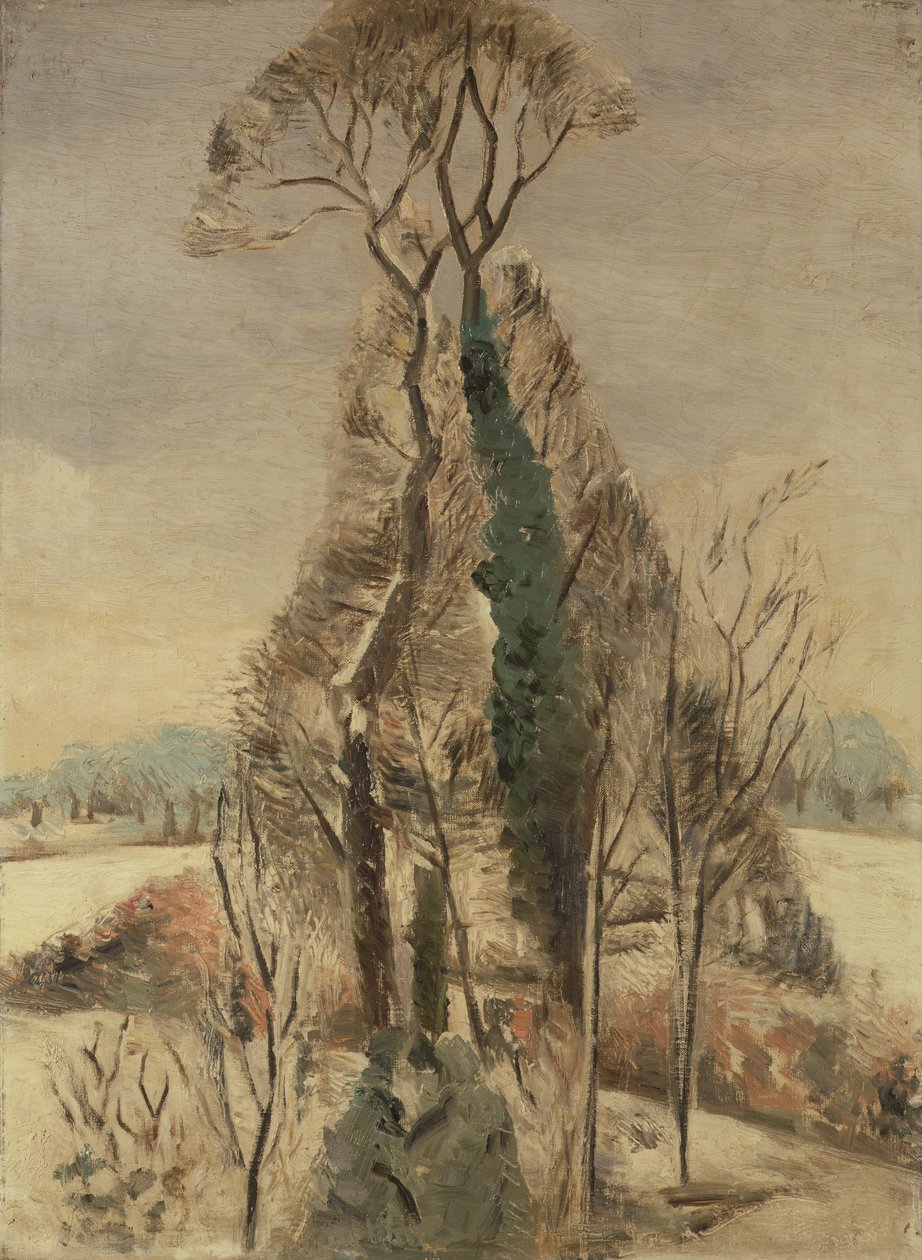 Iver Heath a hóban (olaj, vászon) alkotó: Paul Nash