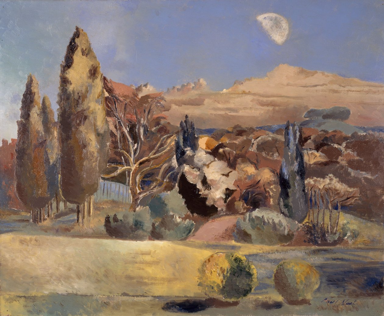 A Hold első negyedének tája alkotó: Paul Nash