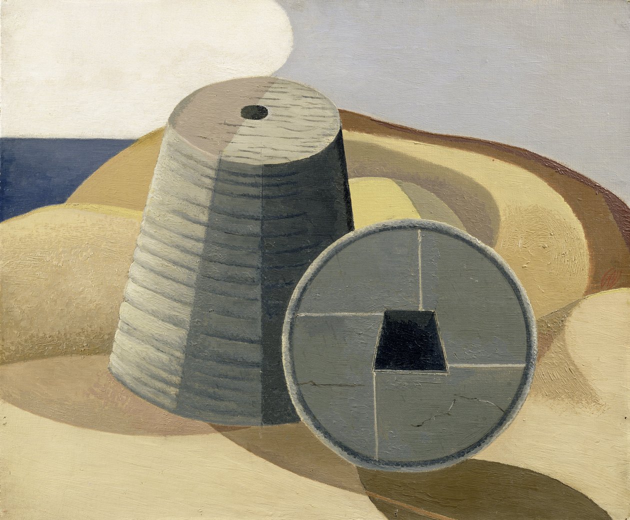 Ásványi tárgyak alkotó: Paul Nash