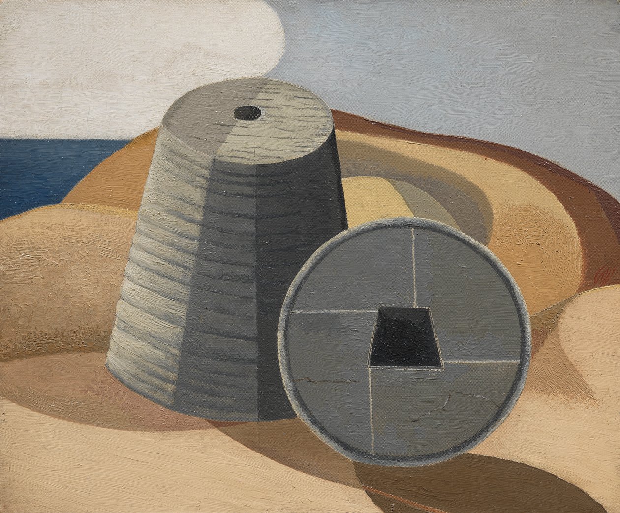 Ásványi tárgyak alkotó: Paul Nash