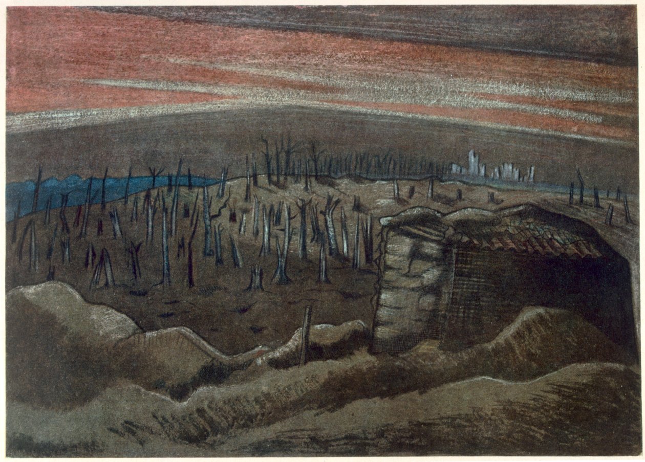 Sanctuary Wood, a British Artists at the Fronttól, A nyugati front folytatása, harmadik rész, Paul Nash alkotó: Paul Nash