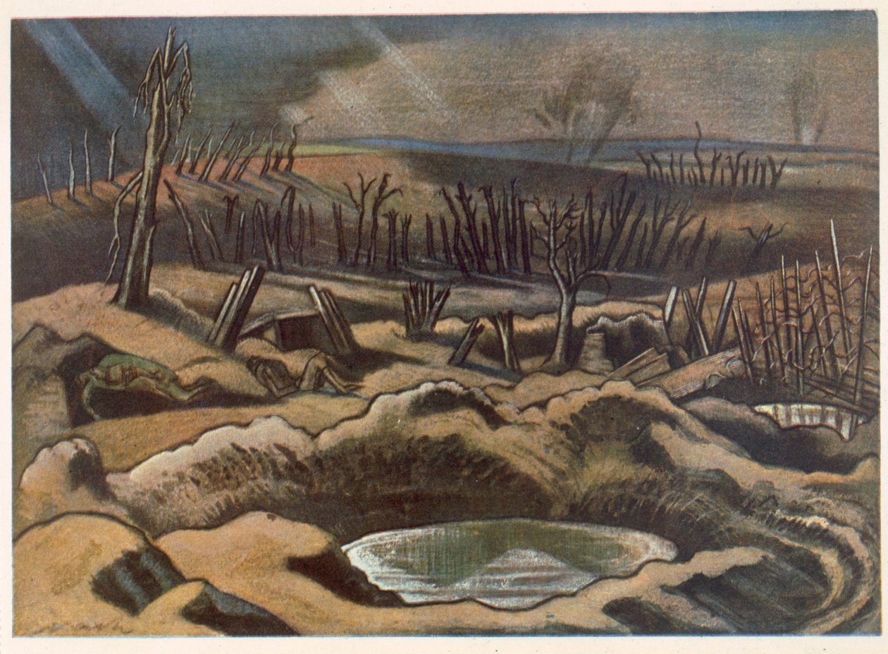 The Field at Passchendaele, Brit művészek a fronton, A nyugati front folytatása, harmadik rész, Paul Nash alkotó: Paul Nash