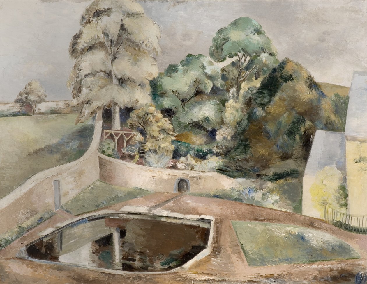 A tó Souldernben alkotó: Paul Nash