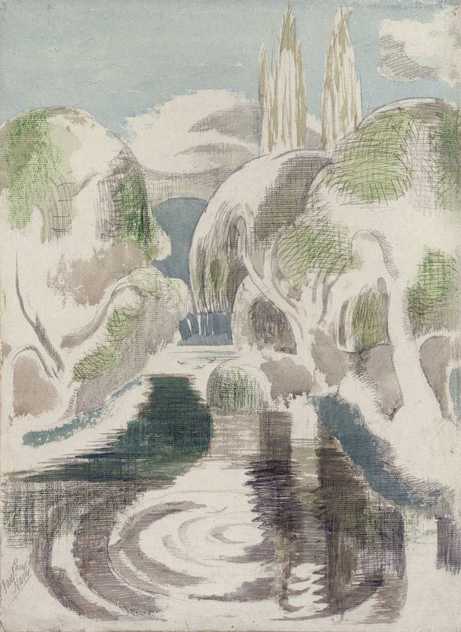 A medence alkotó: Paul Nash