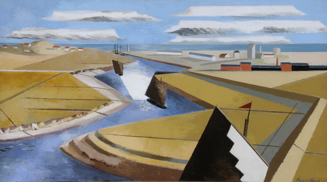 A Rye mocsarak alkotó: Paul Nash