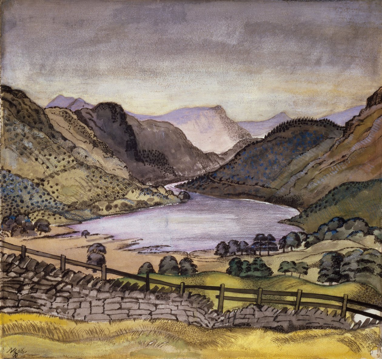 Thirlmere alkotó: Paul Nash