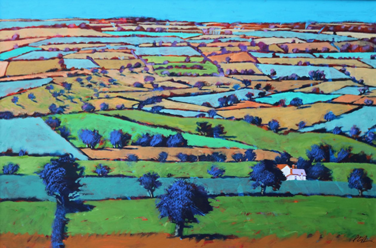 Beacon hill (akril a fedélzeten) alkotó: Paul Powis