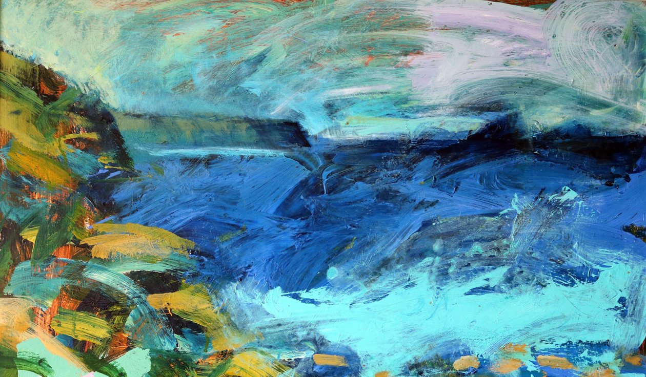 Cape Cornwall (akril a fedélzeten) alkotó: Paul Powis