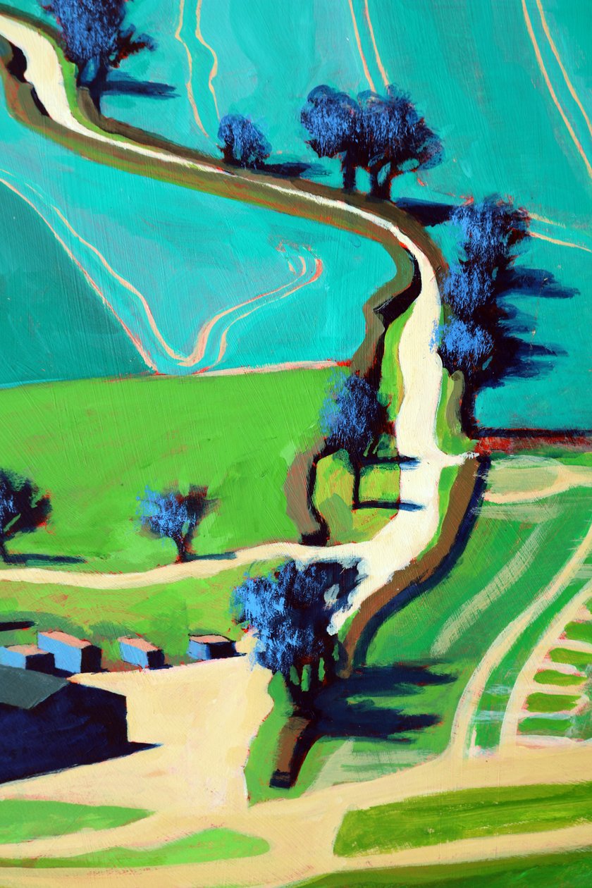 Country Lane nyár alkotó: Paul Powis