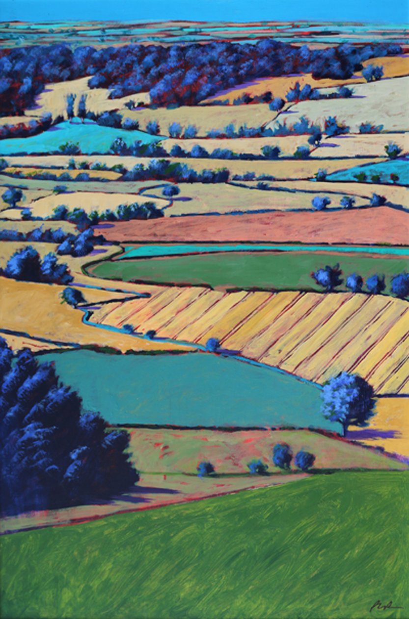 A British Camp-ből (akril a fedélzeten) alkotó: Paul Powis
