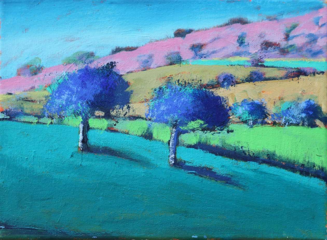 Swineyard Hill tavasz, 2021 (akril, vászon) alkotó: Paul Powis