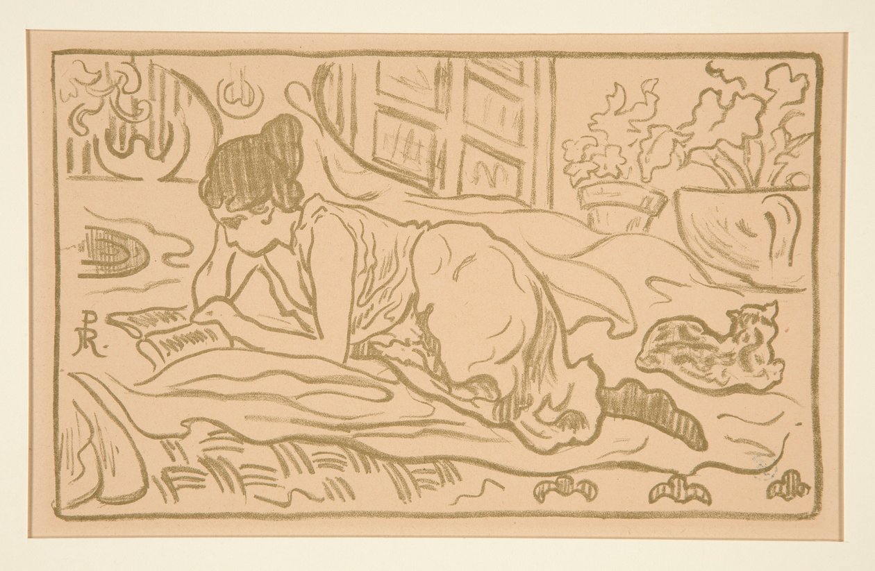 Kiterjesztett lány alkotó: Paul Elie Ranson