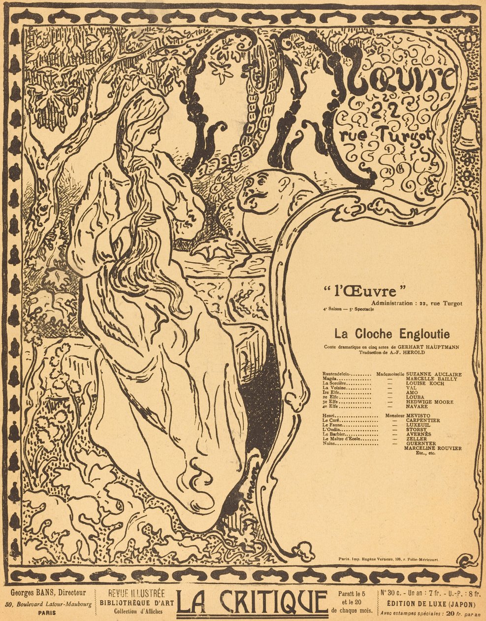 Az Elsüllyedt Harang alkotó: Paul Elie Ranson