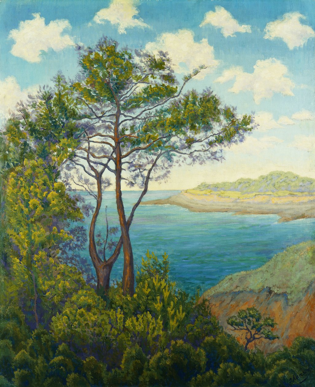 Tengerpart Bretagne-ban; Tengerpart Bretagne-ban, kb. 1898 alkotó: Paul Elie Ranson