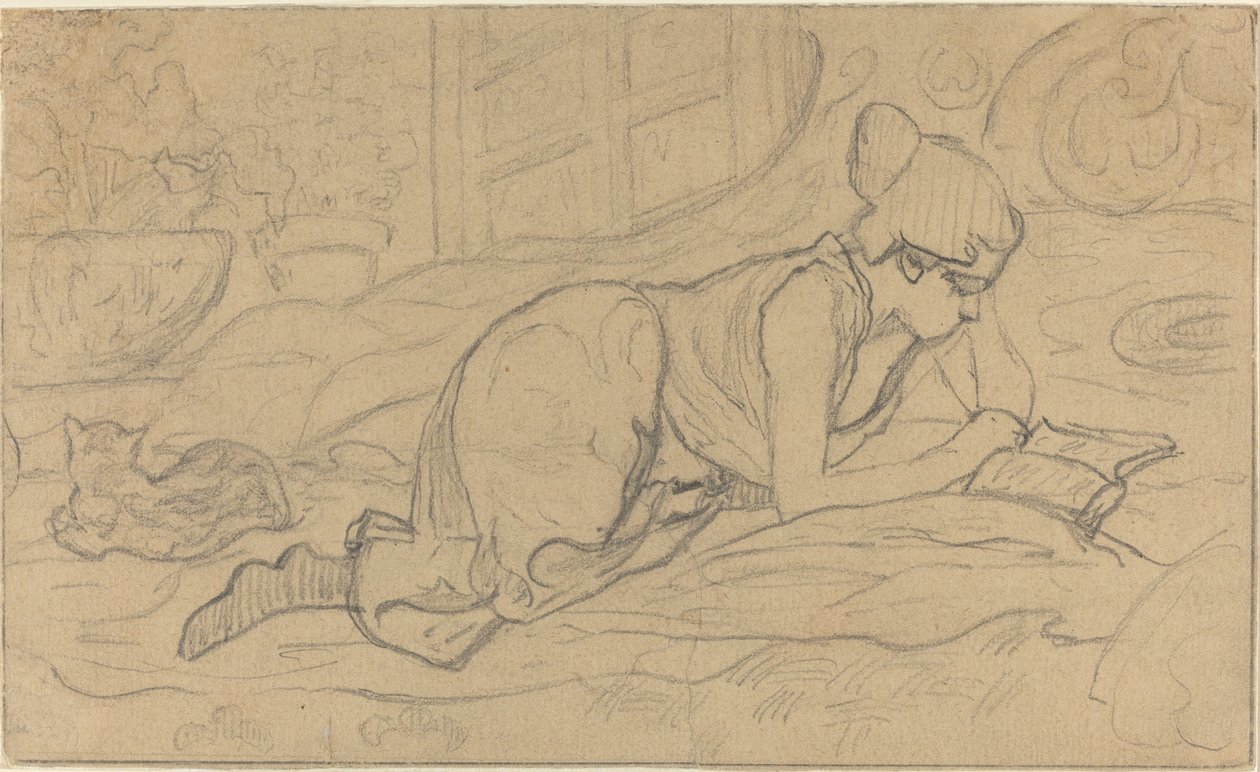 Tanulmány a "A hazug olvasóhoz" alkotó: Paul Elie Ranson