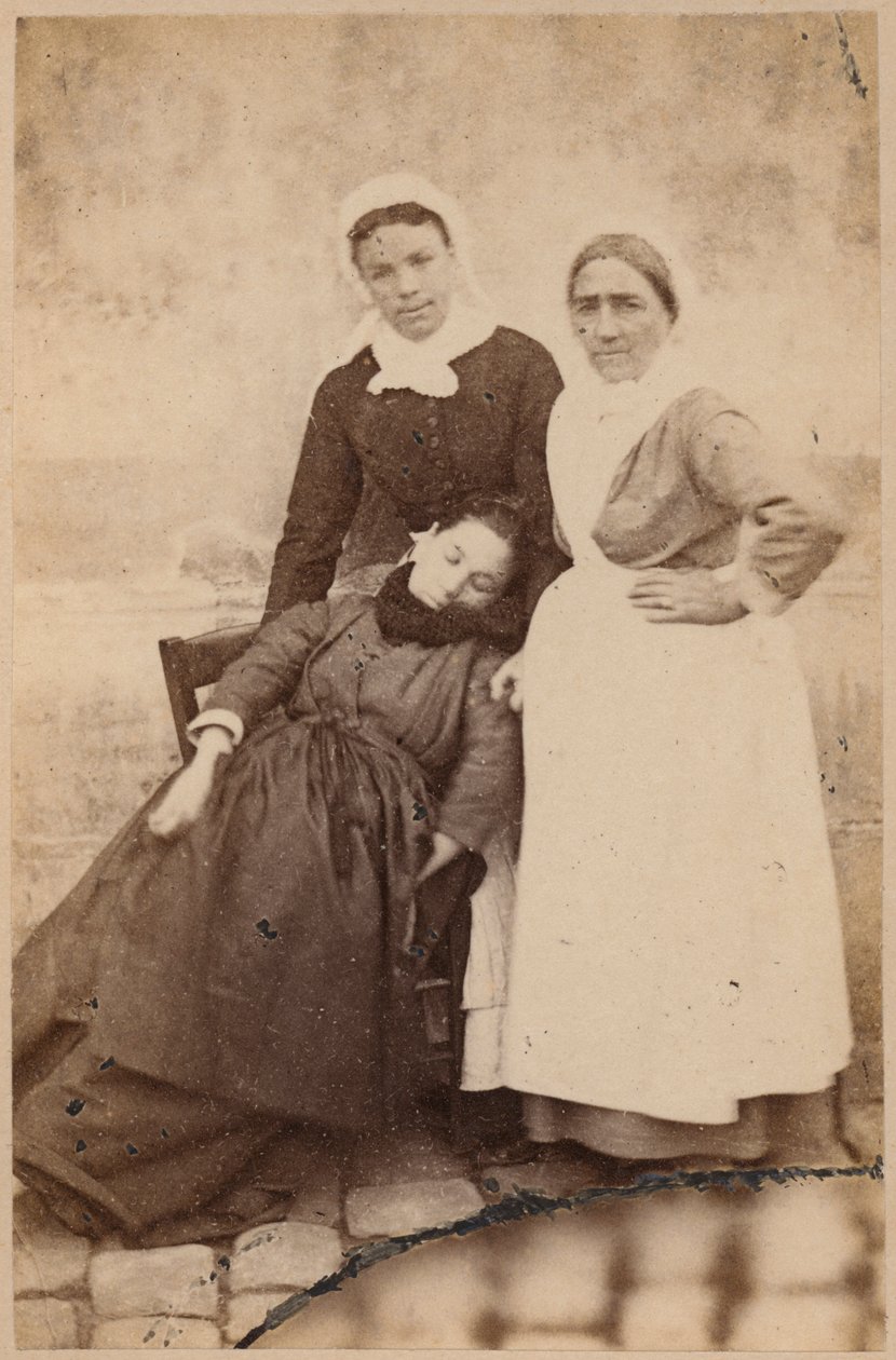 Hisztérikus epilepszia, roham, epileptoid fázis, illusztráció Bourneville et P. Regnard „Iconographie Photographique de La Salpetriere” című művéből, XVI. tábla, Párizs, 1876 (albumnyomat) alkotó: Paul Regnard